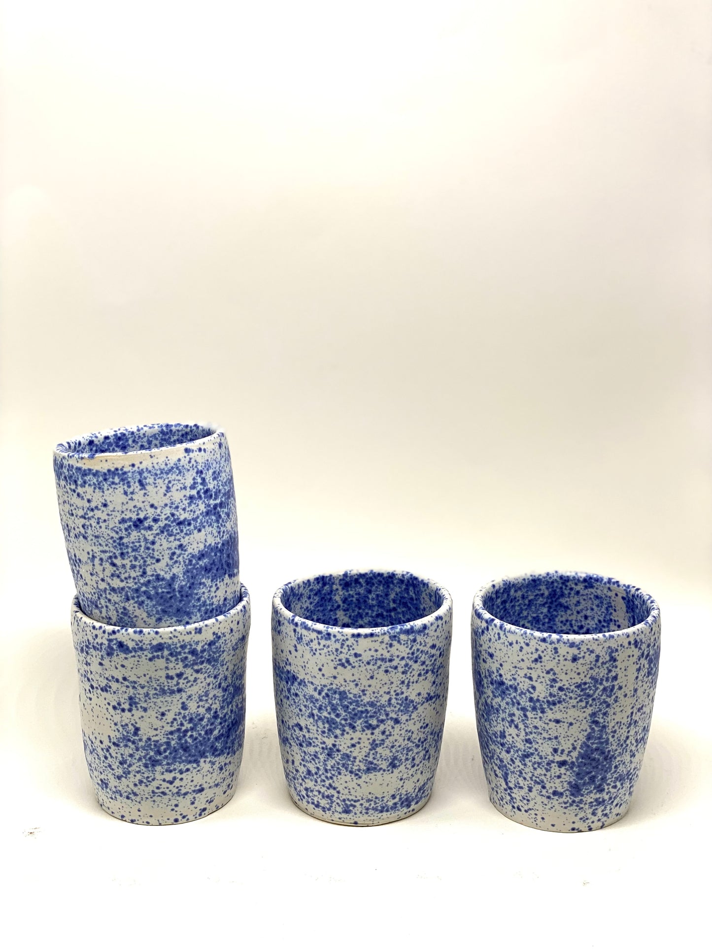 Blue Speckled tumblers