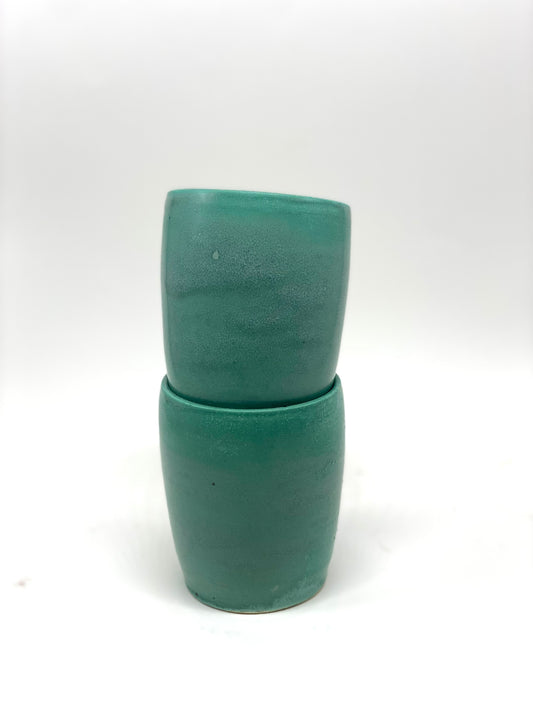 Green tumblers